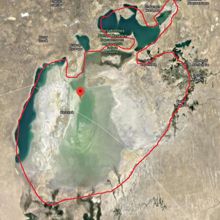 Der Aralsee - ein Grund zum Wasser Sparen